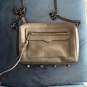 Rebecca Minkoff Black Leather Cross Body Bag